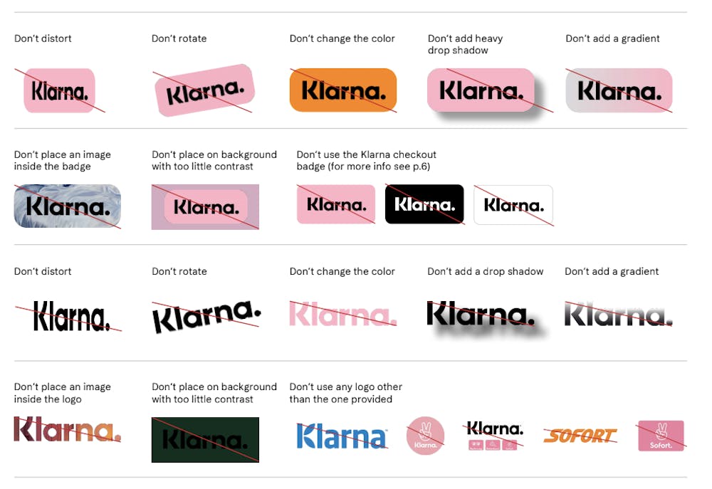 Klarna logo deals